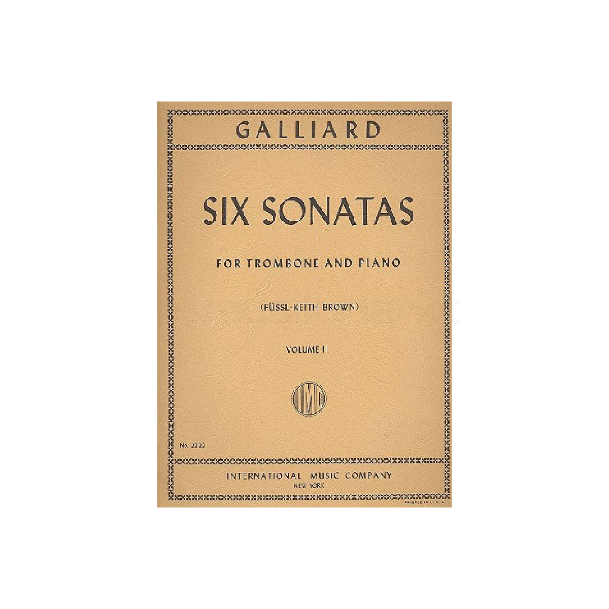6 Sonatas vol.2 for trombone box