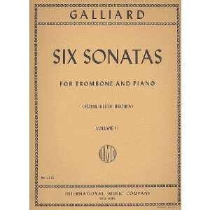 6 Sonatas vol.2 for trombone