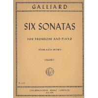 6 Sonatas vol.2 for trombone