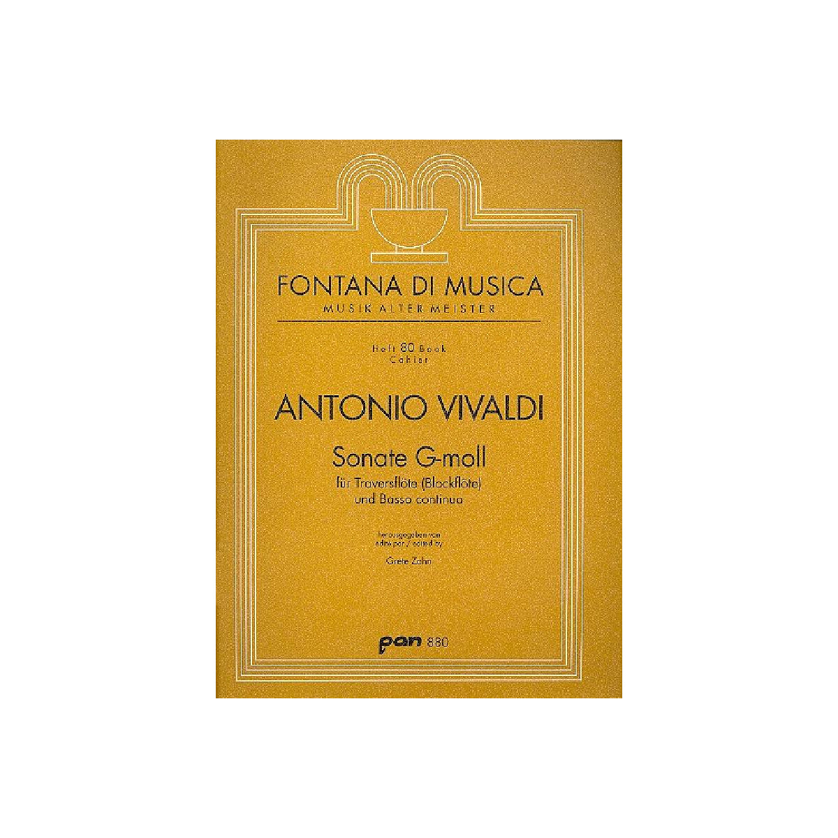 Sonate g-Moll für Traversflöte box