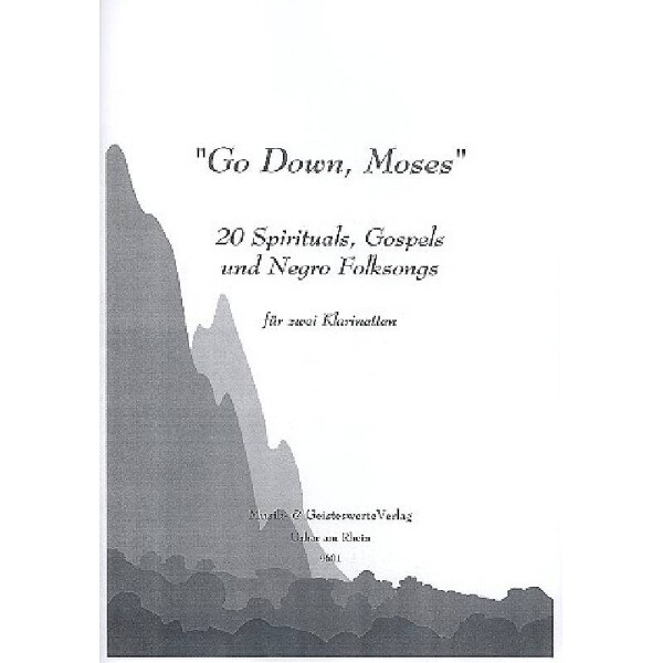 Go down Moses für 2 Klarinetten