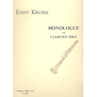 Monologue for clarinet solo
