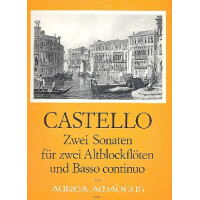 2 Sonaten für 2 Altblockflöten