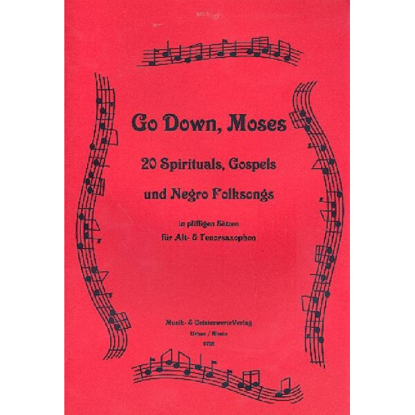 Go down Moses 20 Spirituals,