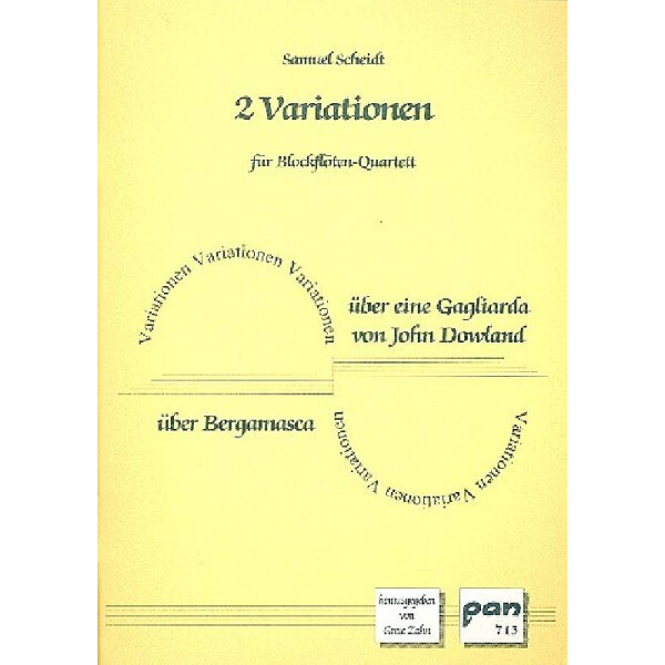 2 Variationen für 4 Blockflöten (SATB)