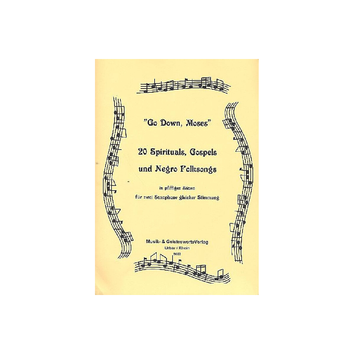 Go down Moses 20 Spirituals, Gospels