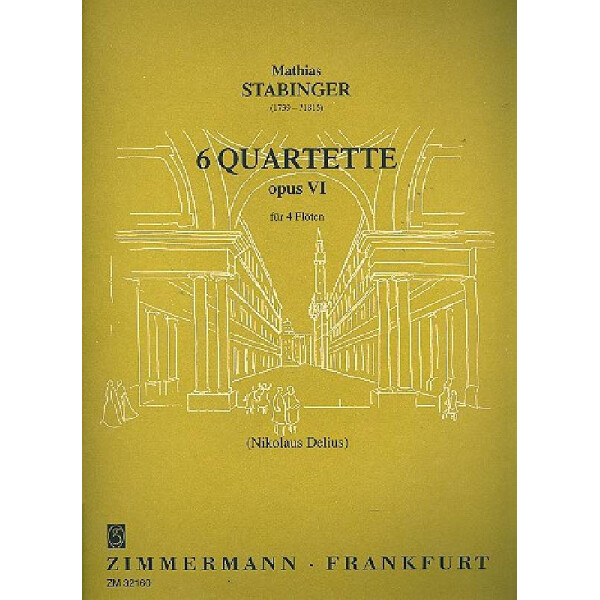 6 Quartette op.6 für 4 Flöten