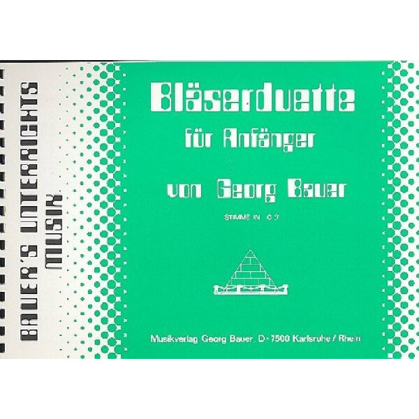Bläserduette für Anfänger