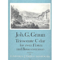 Triosonate C-Dur für 2 Flöten und Bc