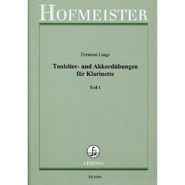 Tonleiter- und Akkordübungen Band 1