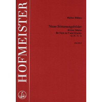 9 Stimmungsbilder op.60,1a für Horn in F