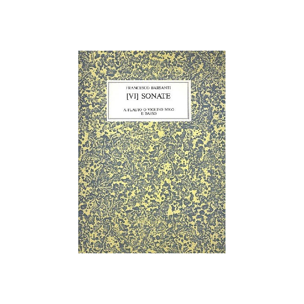 Sonate no.6 a flauto solo o violino box