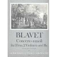 Concerto a-Moll für Flöte, 2 Violinen und Bc