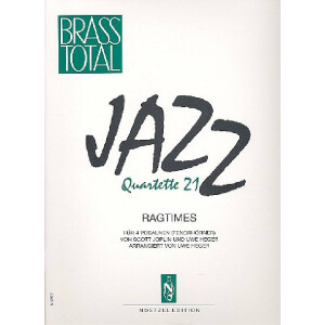 Jazz Quartette 21 3 Ragtimes f&uuml;r