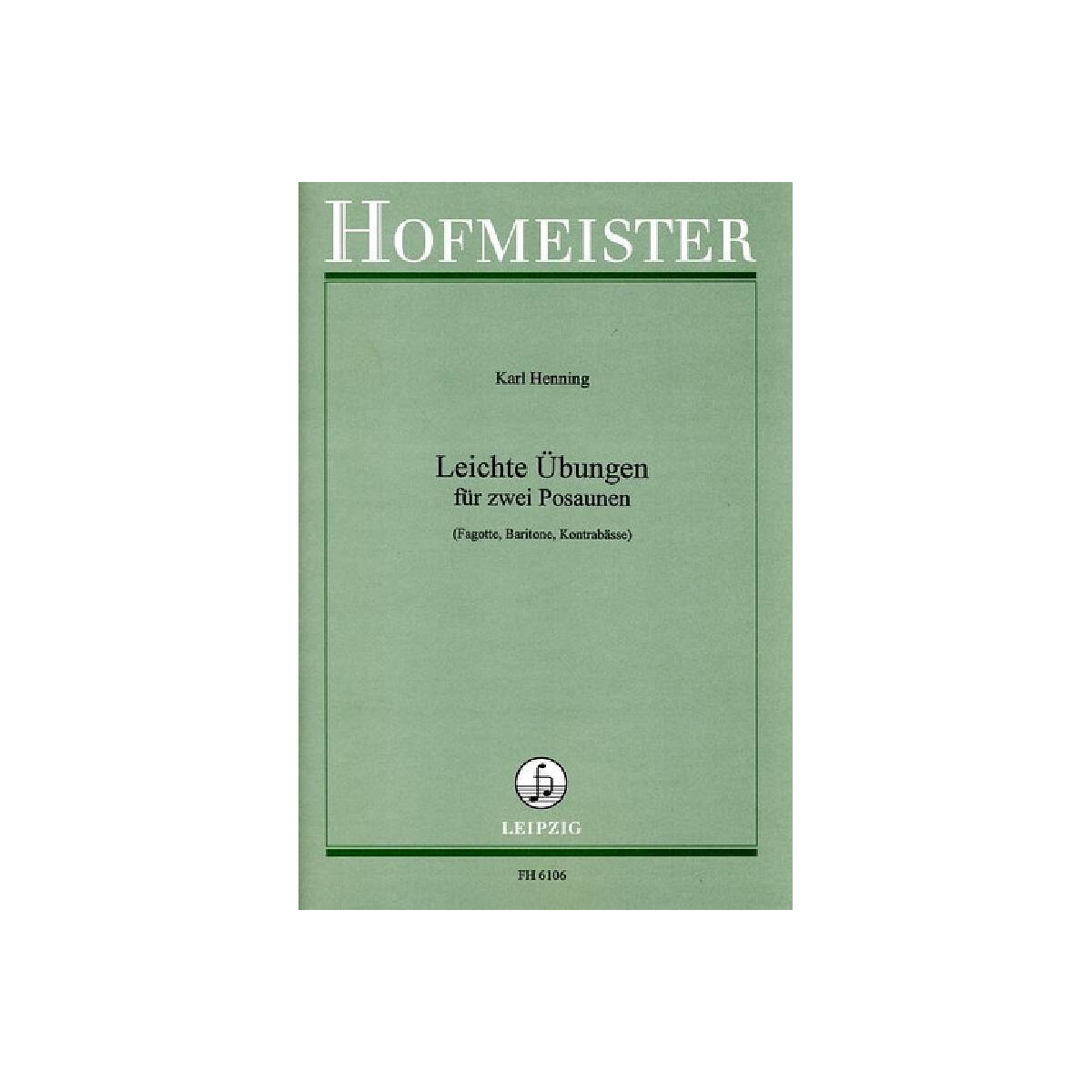 Leichte Übungen für 2 Posaunen box