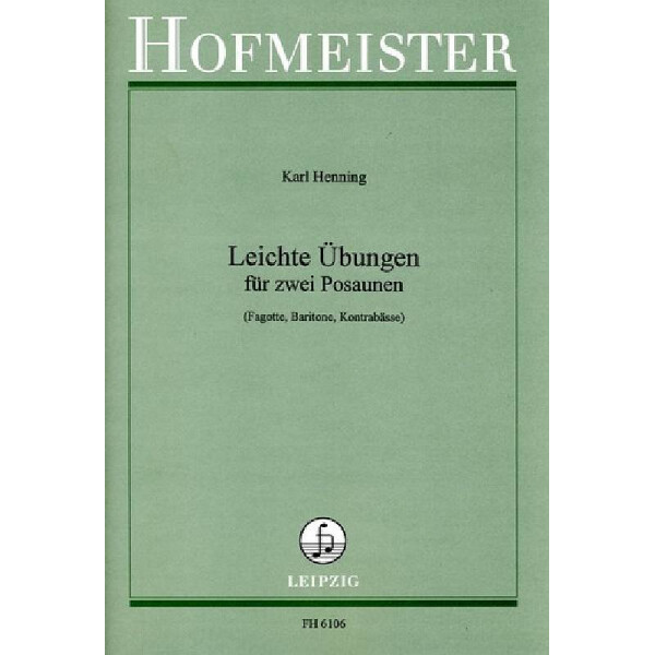 Leichte Übungen für 2 Posaunen