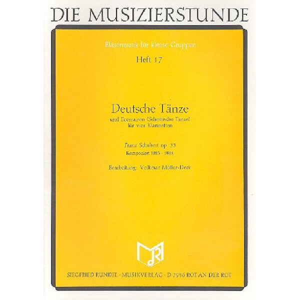 Deutsche Tänze und Ecossaisen