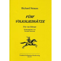 5 Volksliedsätze WoO101