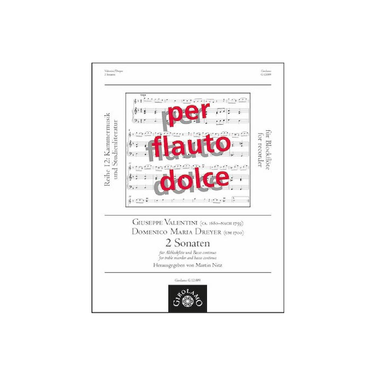 2 Sonaten (Valentini, Dreyer) box