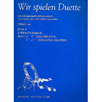 Wir spielen Duette Reihe B Band 1