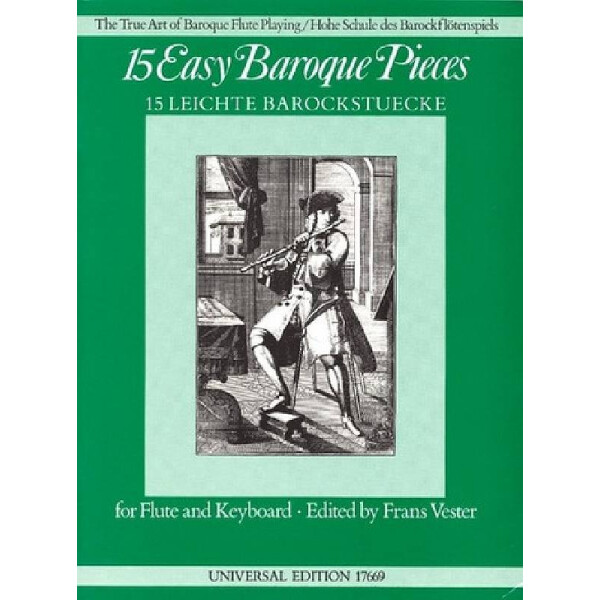 15 easy Baroque Pieces for flute