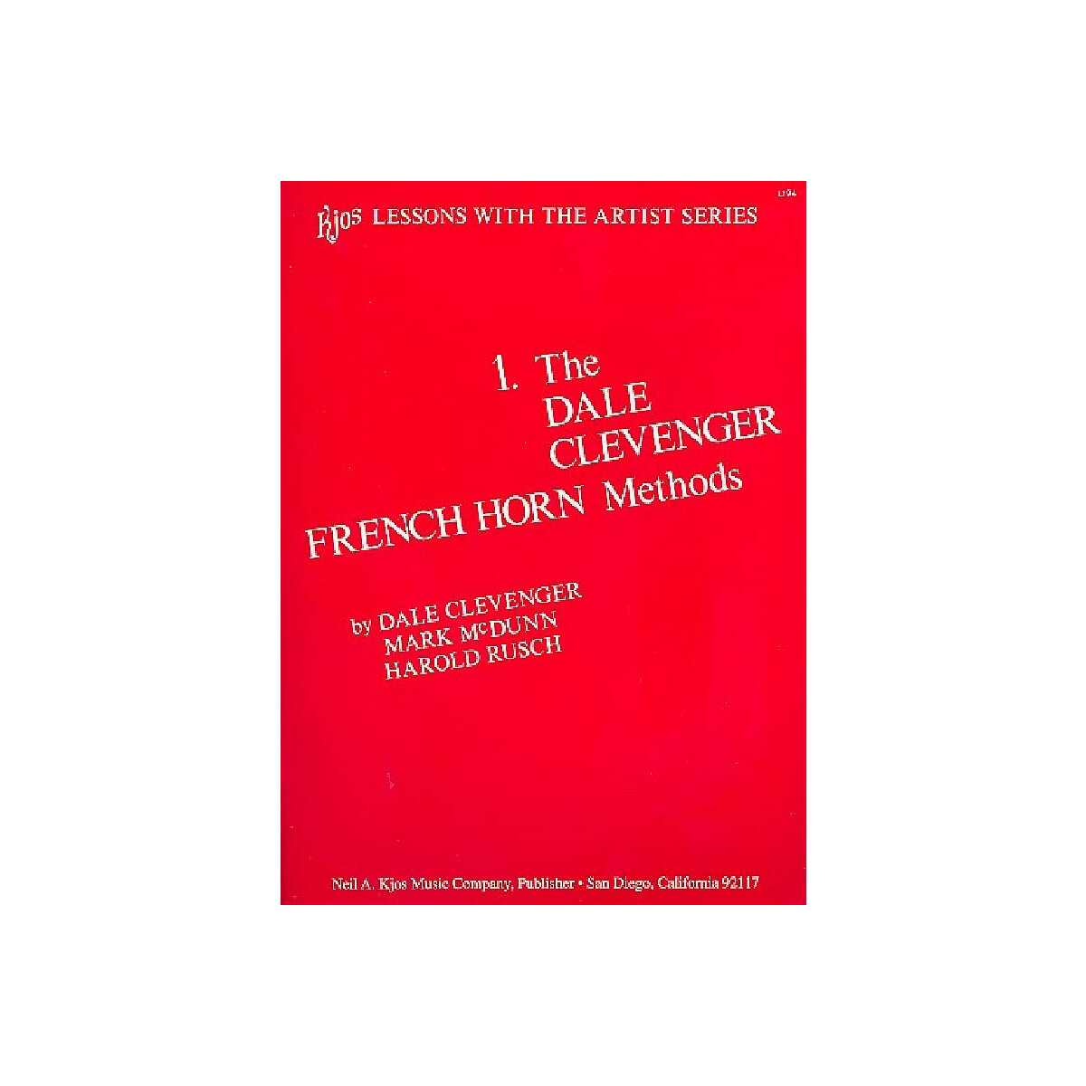 The Dale Clevenger French Horn box