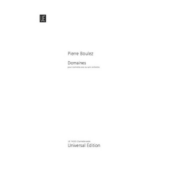 Domaines pour clarinette avec ou