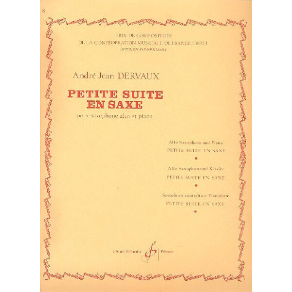 Petite suite en saxe pour