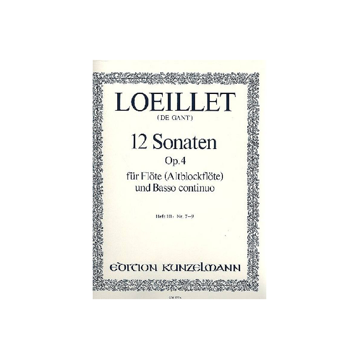 12 Sonaten op.4 Band 3 (Nr.7-9) box