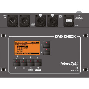 Futurlight DMX-Check, Testgerät im Case