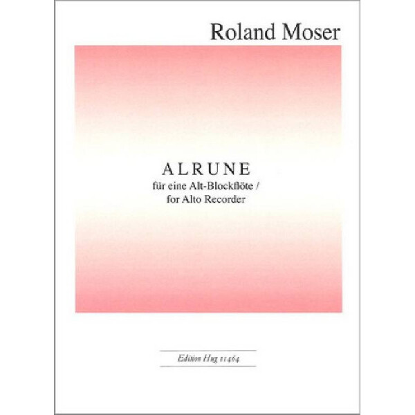 Alrune für eine Altblockflöte