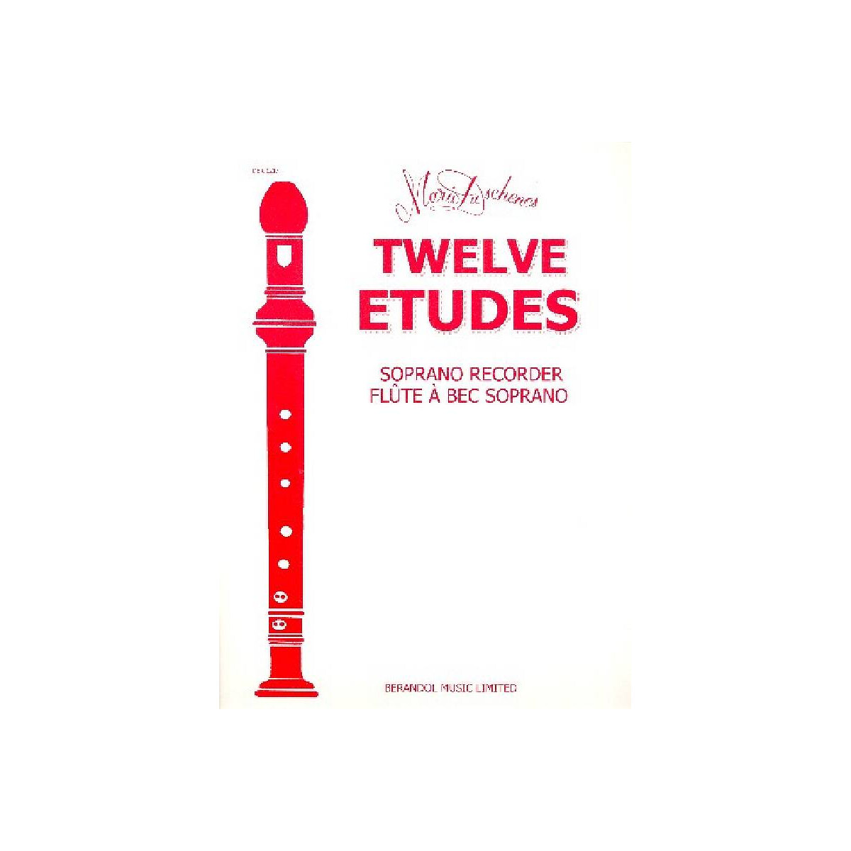 12 Etudes for soprano recorder box