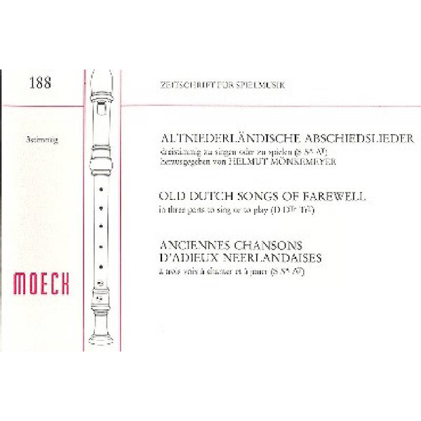 Altniederländische Abschiedslieder