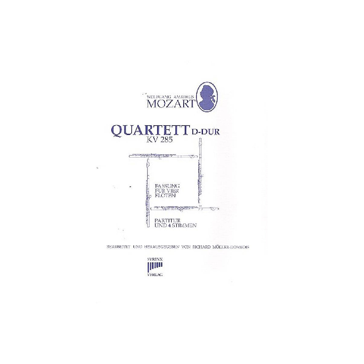 Quartett D-Dur KV285 für 4 Flö box