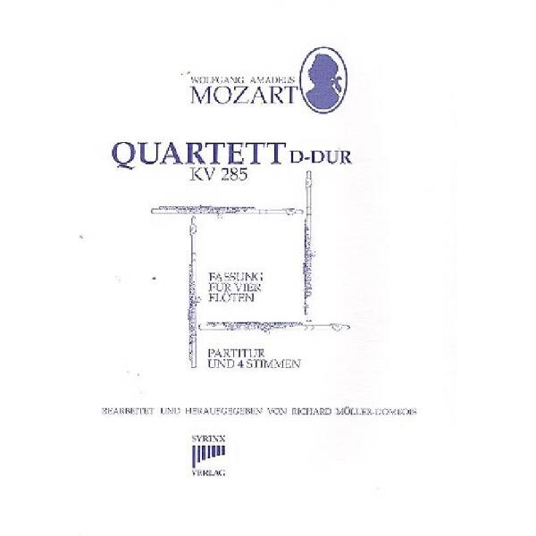 Quartett D-Dur KV285 für 4 Flöten