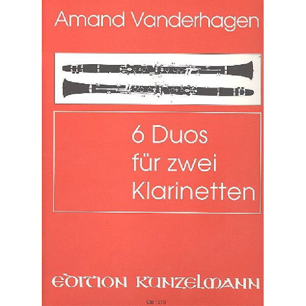 6 Duos für 2 Klarinetten