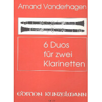 6 Duos für 2 Klarinetten
