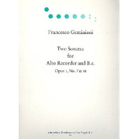 2 Sonatas op.1 nos.7+10