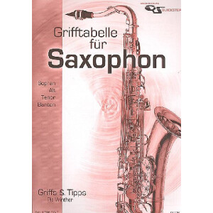 Grifftabelle für alle Saxophone