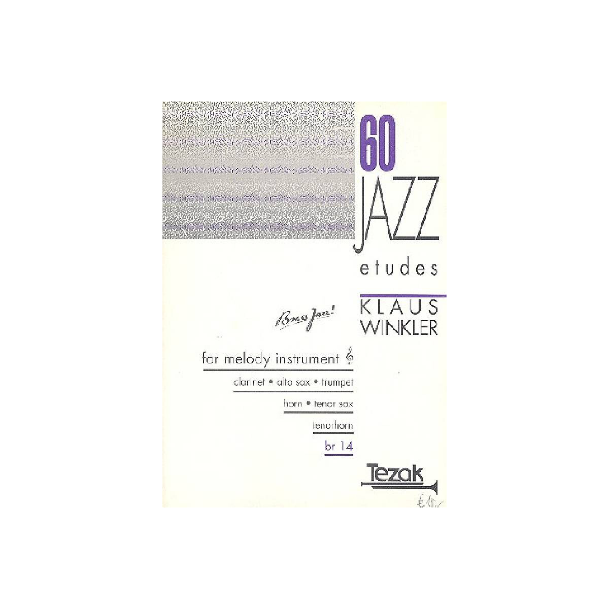 60 Jazz Etudes for melody instrument box