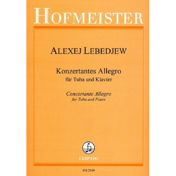 Konzertantes Allegro für Tuba und Klavier
