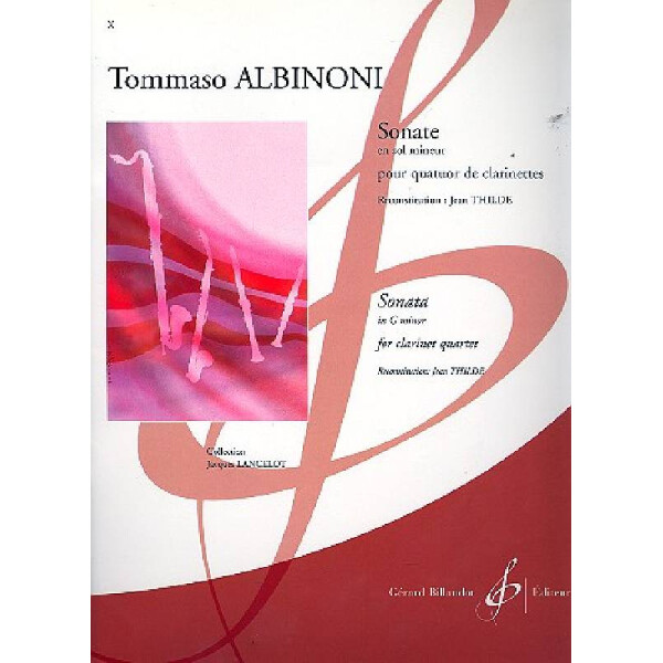 Sonate sol mineur pour quatuor de