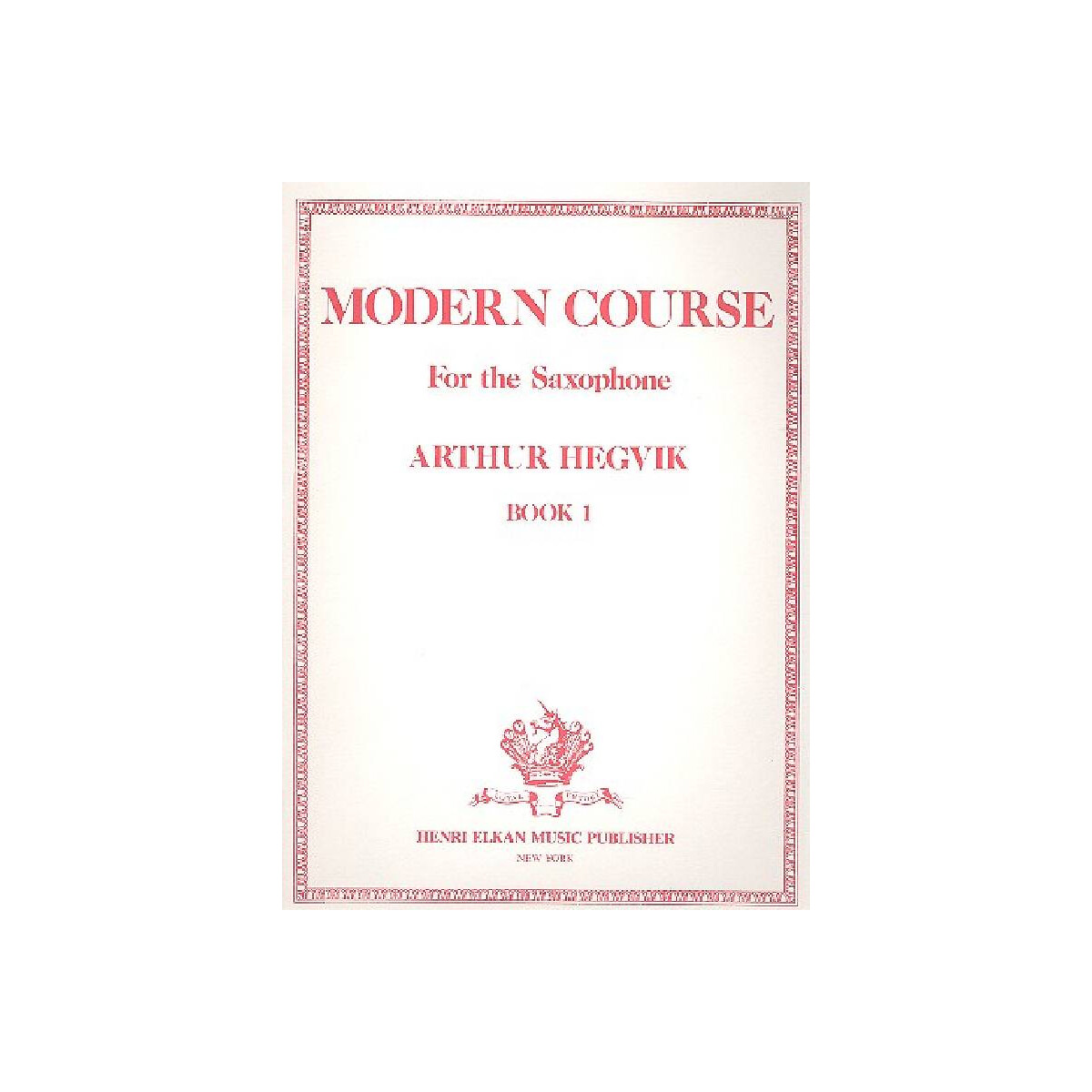 Modern Course for the saxophone vol.1 box