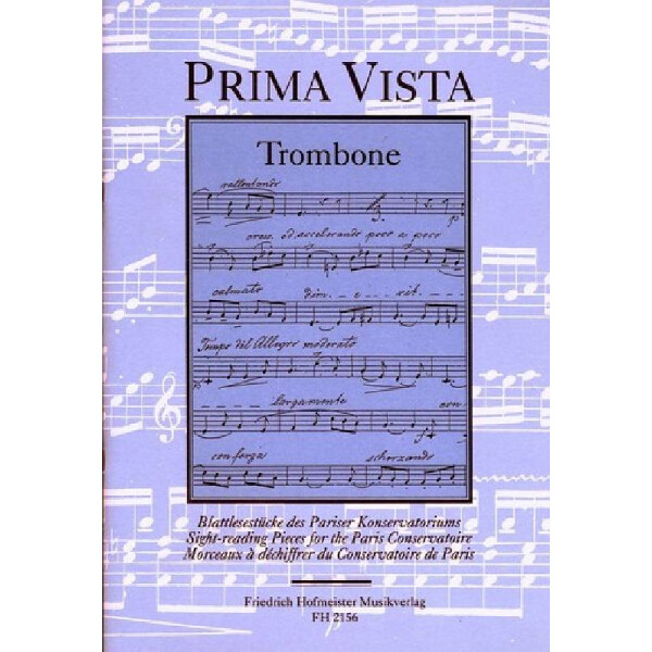 Prima vista für Posaune und Klavier