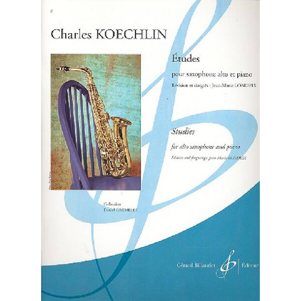 15 etudes pour saxophone alto