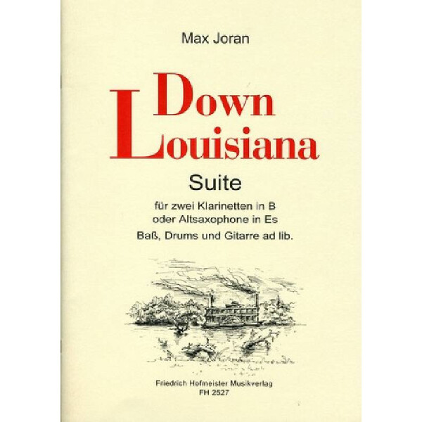 Down Louisiana für 2 Klarinetten
