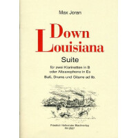 Down Louisiana für 2 Klarinetten