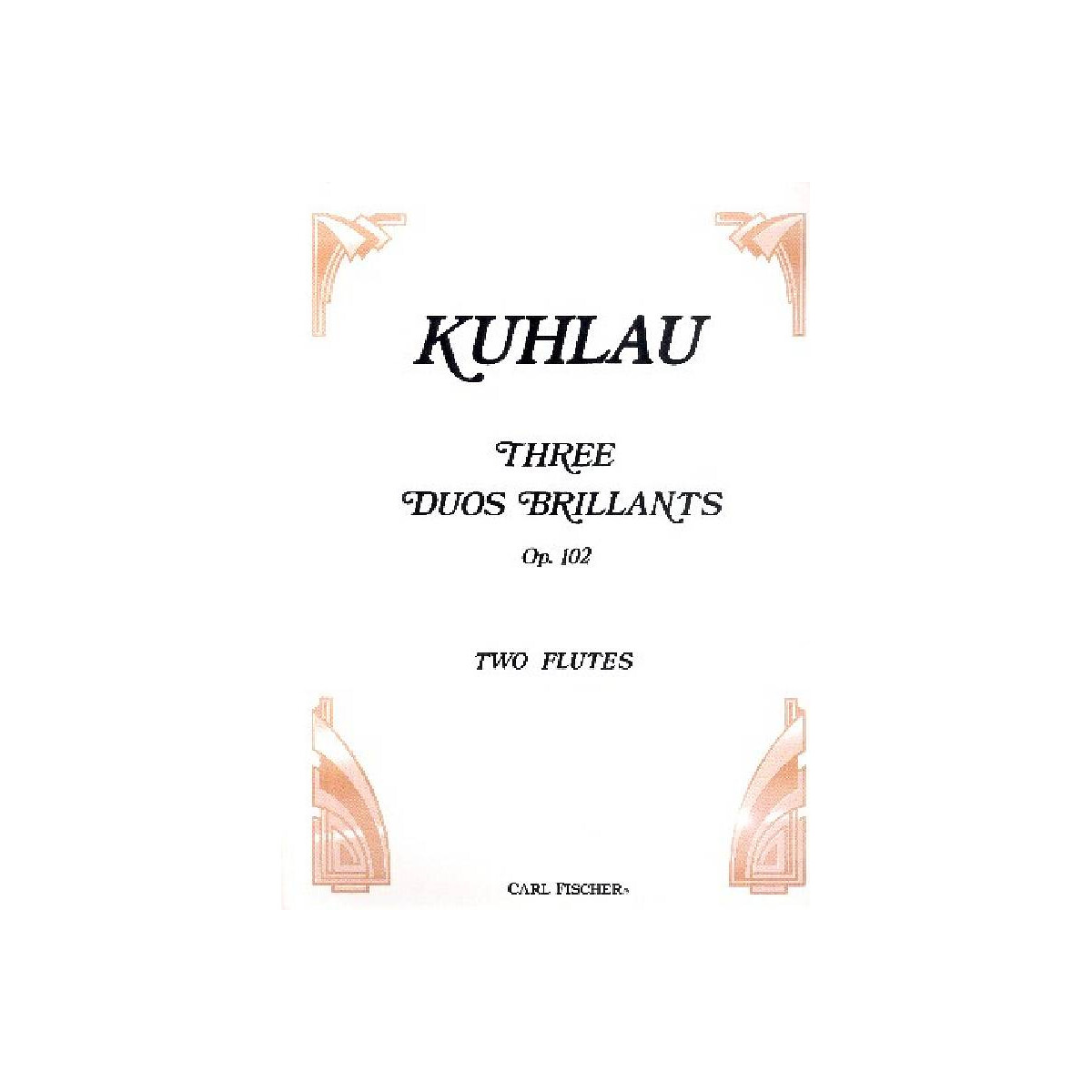 3 duos brillants op.102 for 2 flutes box