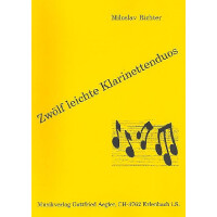 12 leichte Klarinettenduos