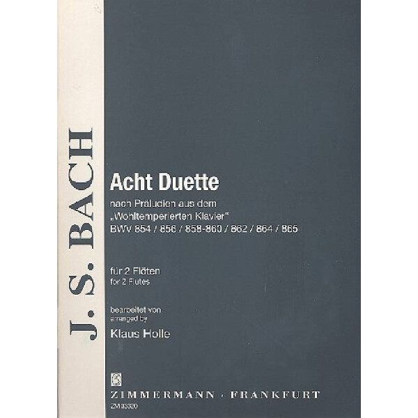 8 Duette nach Präludien aus dem